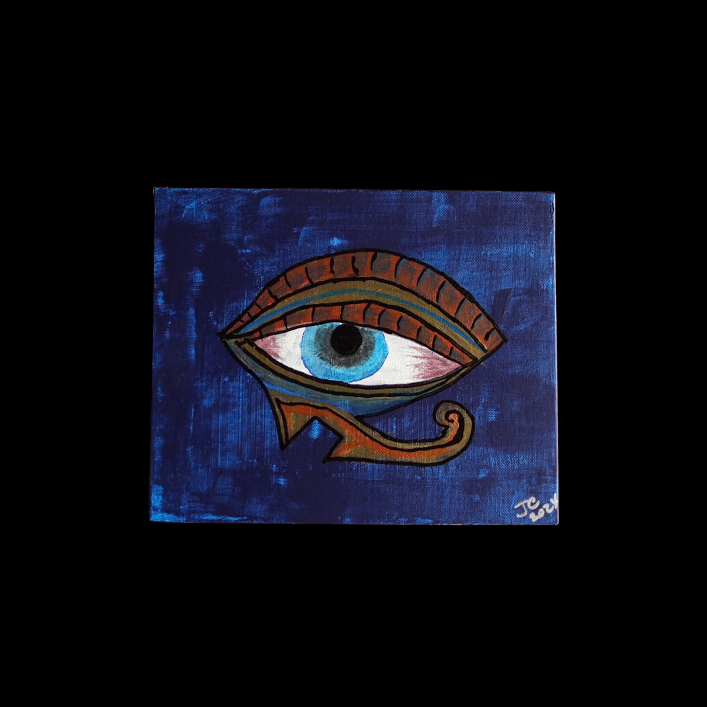 The All Seeing Eye in Blue