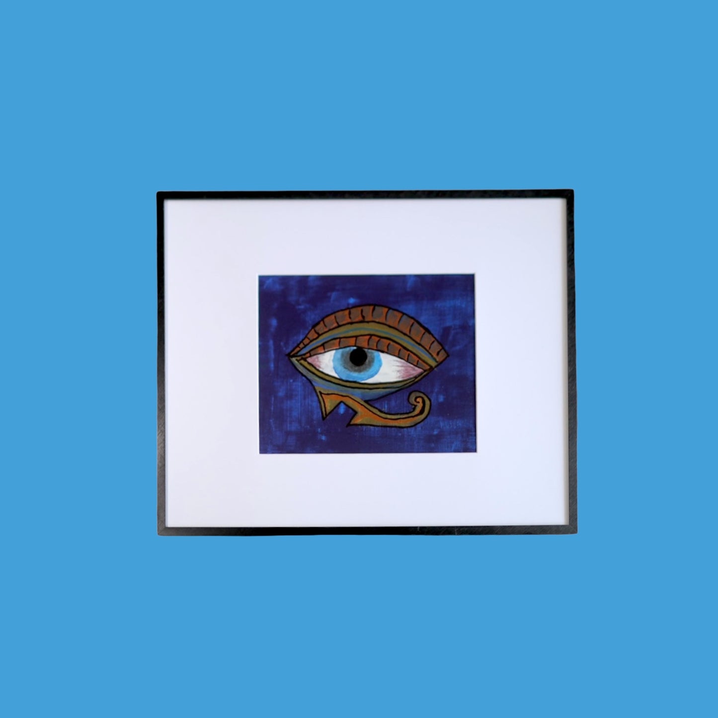 The All Seeing Eye in Blue